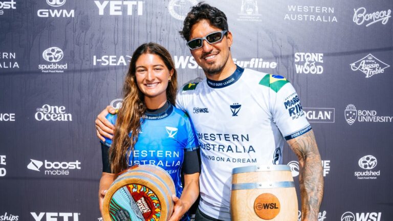 Surfista de São Sebastião assume liderança da WSL