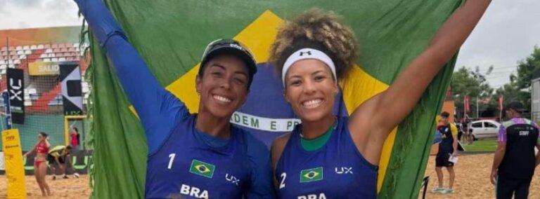 Dupla de Caraguatatuba conquista 5º lugar no Circuito Sul-Americano