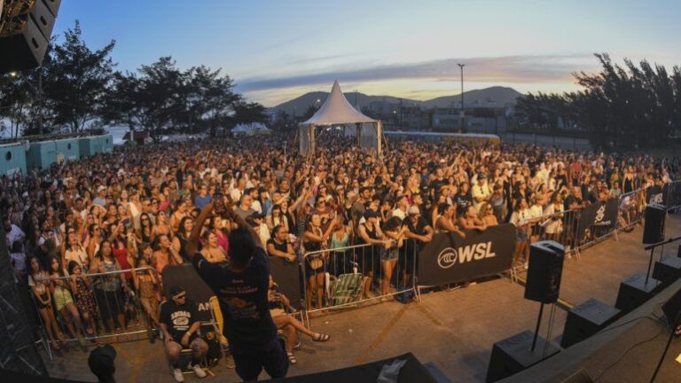 Ubatuba recebe shows gratuitos durante etapa da WSL