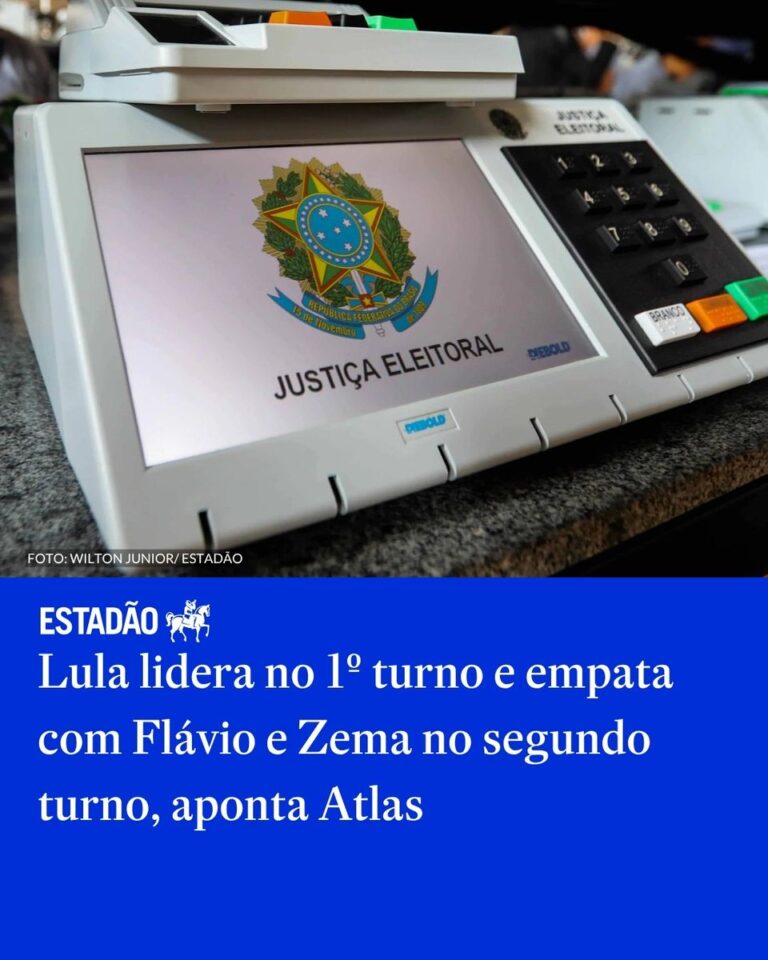 Lula lidera no primeiro turno