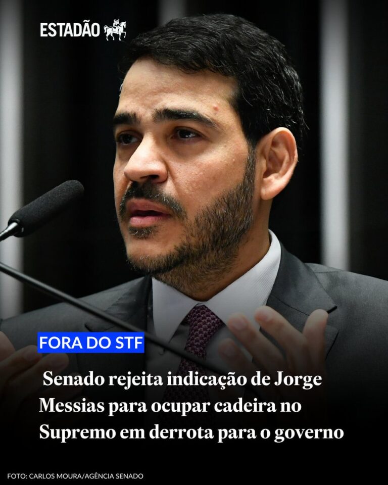 Senado rejeita indicação de ministro Jorge Messias