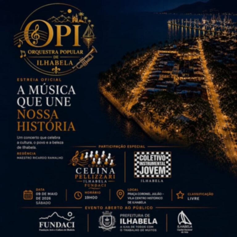 Orquestra Popular de Ilhabela estreia temporada 2026