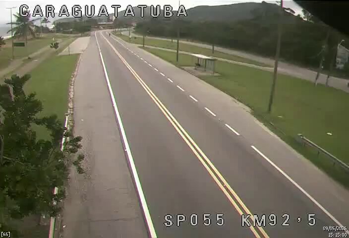 Tráfego normal na SP 055 entre São Sebastião