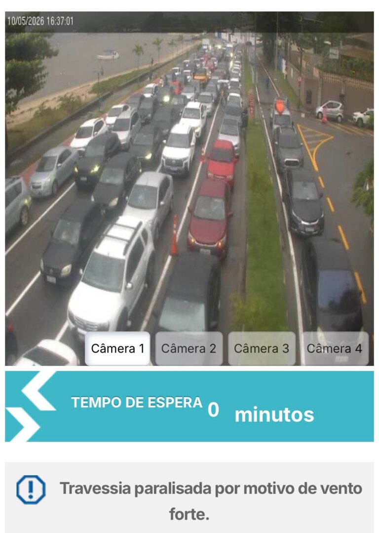 Travessia por balsas entre São Sebastião e Ilhabela paralisada