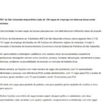 PAT de São Sebastião abre mais de 100 vagas