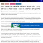 São Sebastião recebe festival com atrações gratuitas