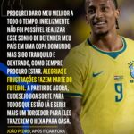 João Pedro lamenta não convocação para Copa do Mundo