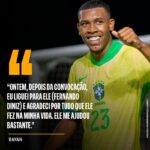 Rayan agradece a Fernando Diniz após convocação