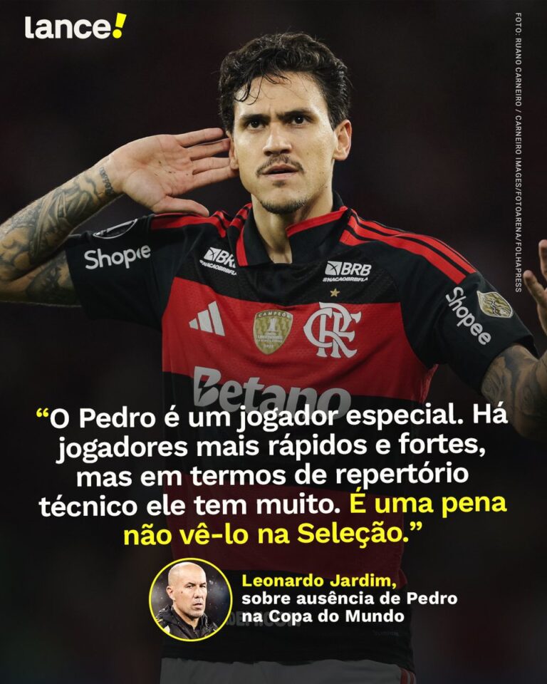 Jardim explica ausência de Pedro na seleção