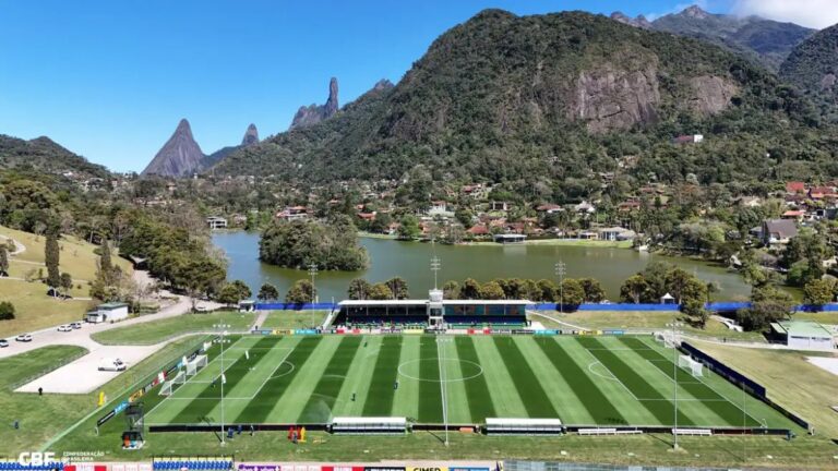Brasil treina em Teresópolis antes da Copa do Mundo