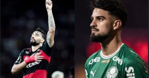 Flamengo e Palmeiras se enfrentam com jogadores na mira