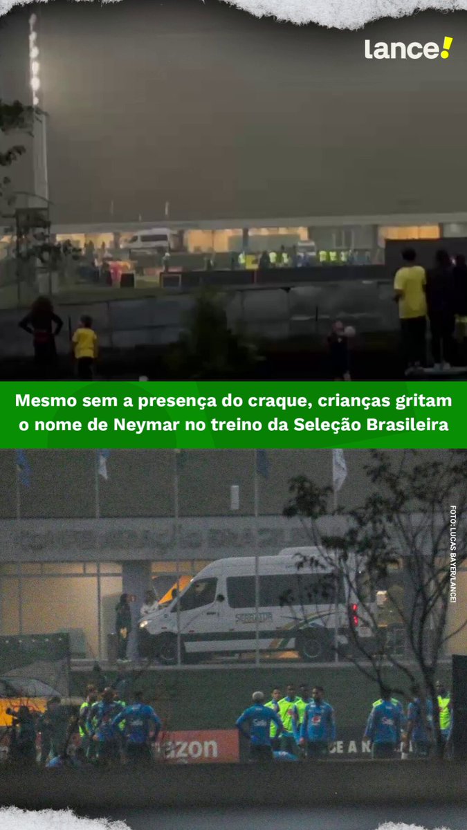 Crianças ficam de mãos vazias no treino da Seleção