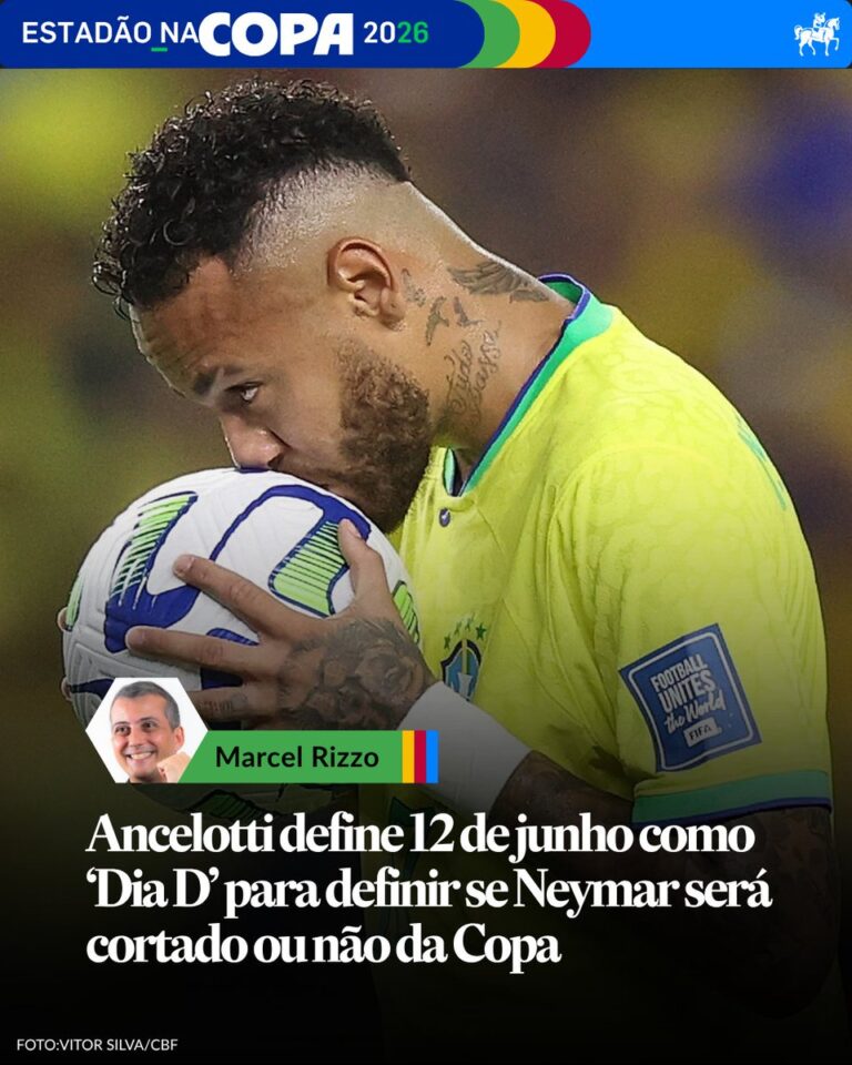 Neymar corre risco de ser cortado da Copa