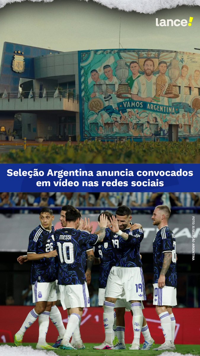 Argentina divulga lista de 26 convocados