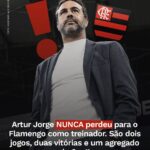 Artur Jorge nunca perde contra Flamengo