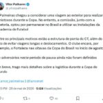 Palmeiras decide treinar no Brasil durante Copa
