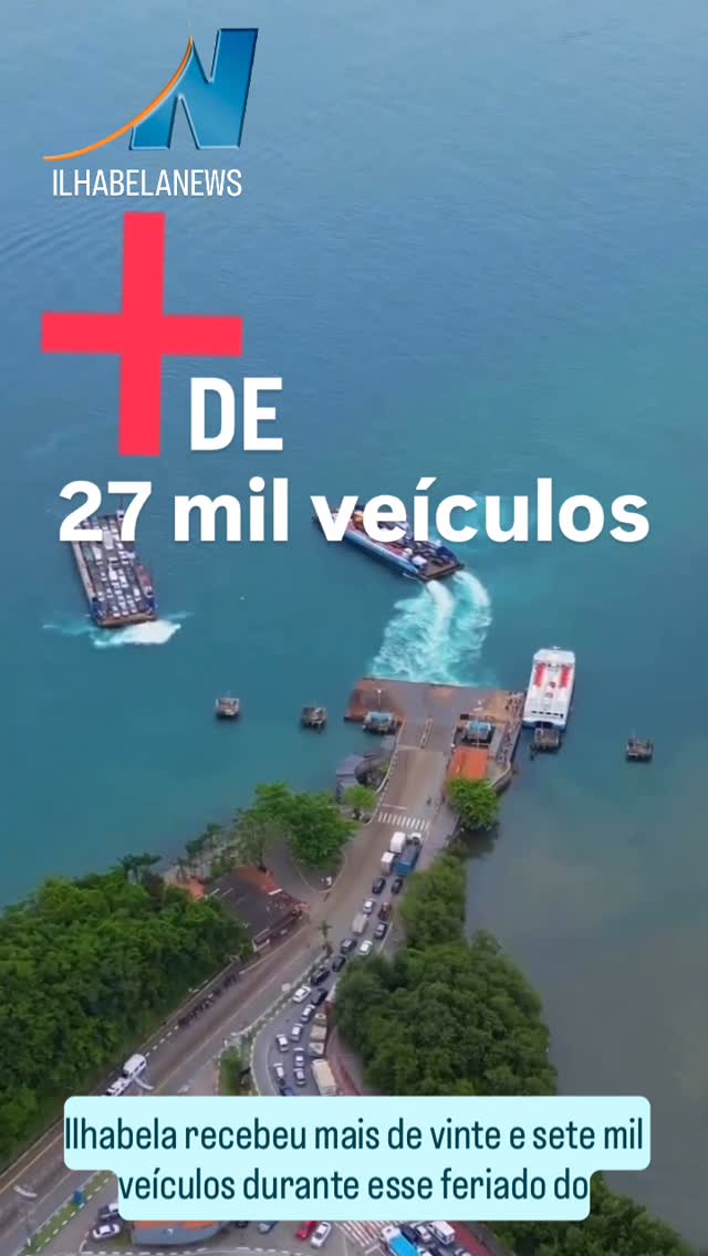 Ilhabela registra movimento intenso durante feriado prolongado