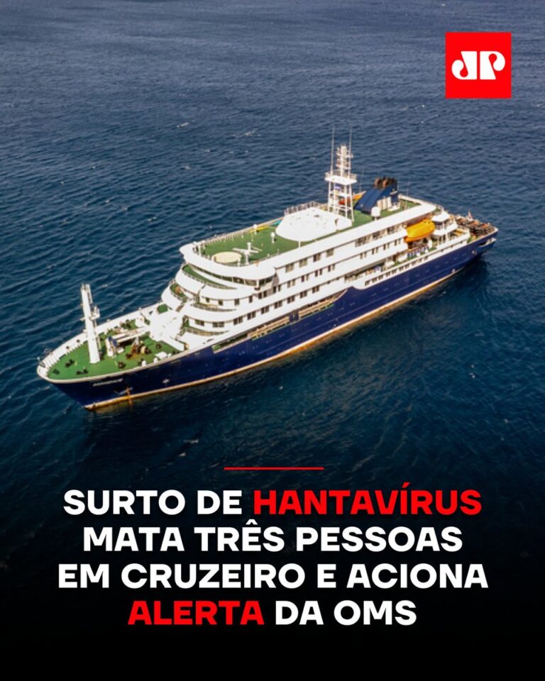 Surto de hantavírus mata três em cruzeiro