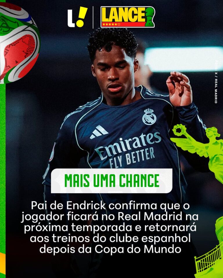 Endrick será contratado pelo Real Madrid