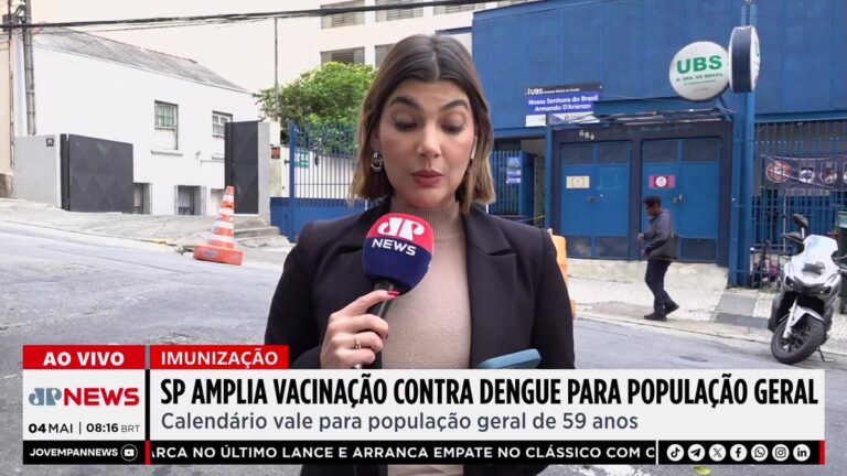São Paulo amplia vacinação contra a dengue