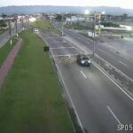 Tráfego normal na SP 055 Rio-Santos