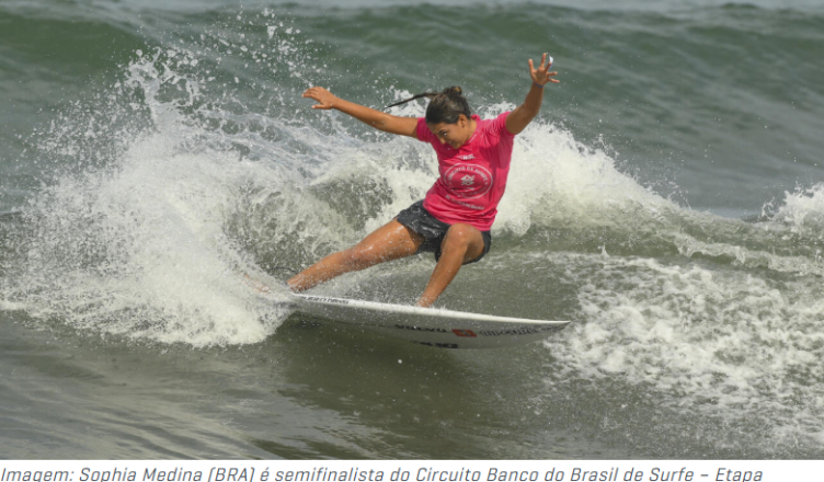 Sophia Medina vence etapa em Ubatuba