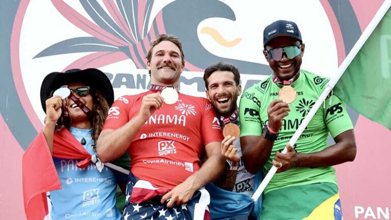 Surfista de São Sebastião conquista medalhas no Pan-americano