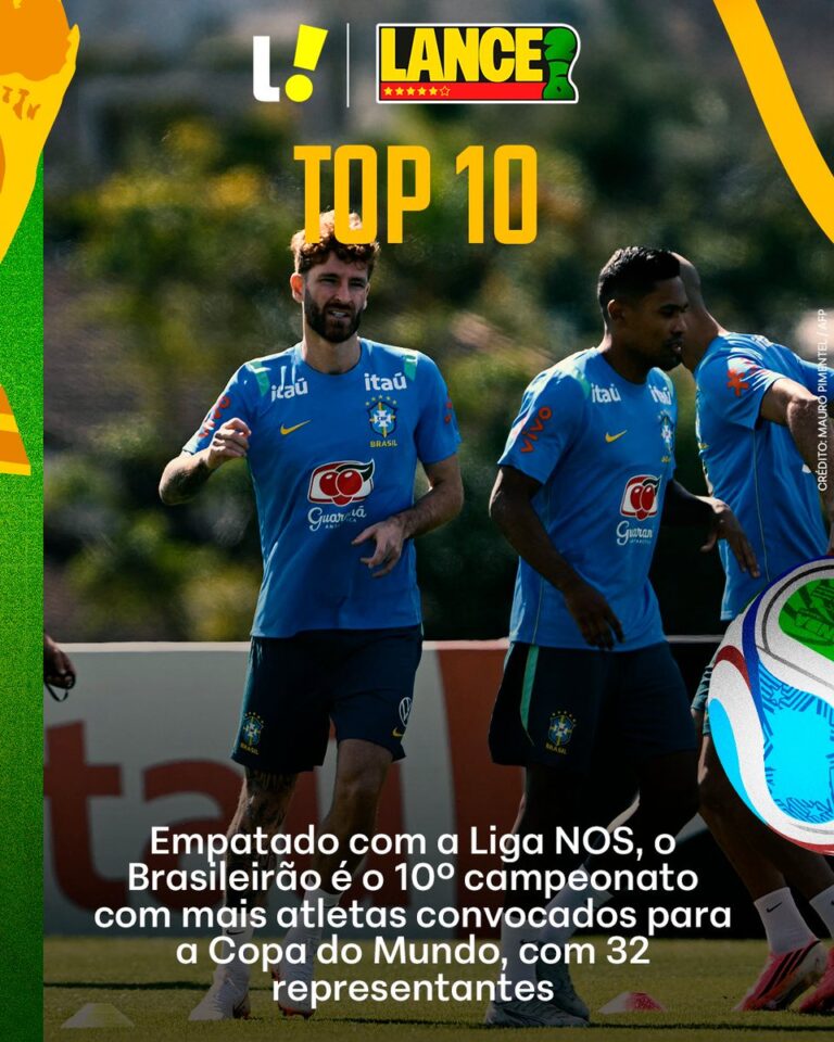 Brasileirão tem 32 representantes na Copa do Mundo