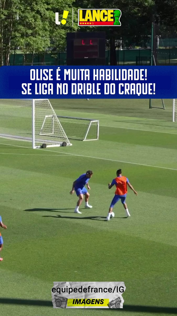 Olise dribla marcados no treino da França