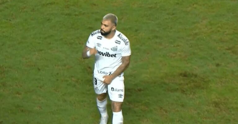 STJD suspende Gabigol por gesto obsceno