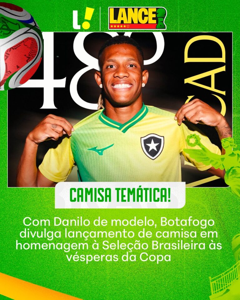 Botafogo lança camisa comemorativa para Copa