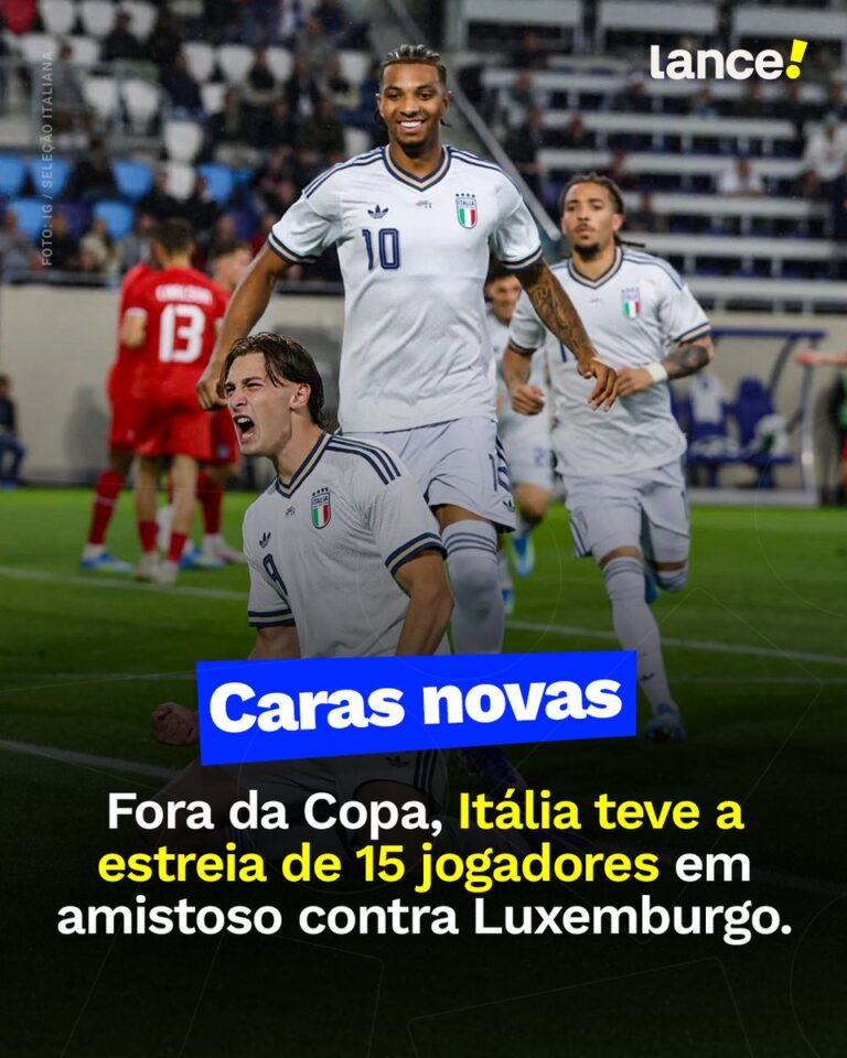 Itália inicia reconstrução com time jovem