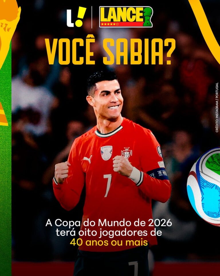 Oito jogadores com 40 anos ou mais na Copa