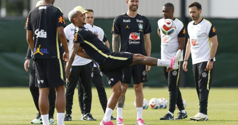 Brasil se prepara para amistoso contra Egito