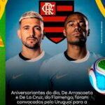 Arrascaeta e La Cruz comemoram aniversário antes da Copa
