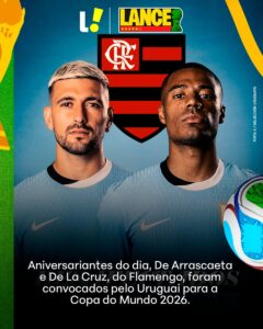 Arrascaeta e La Cruz comemoram aniversário antes da Copa