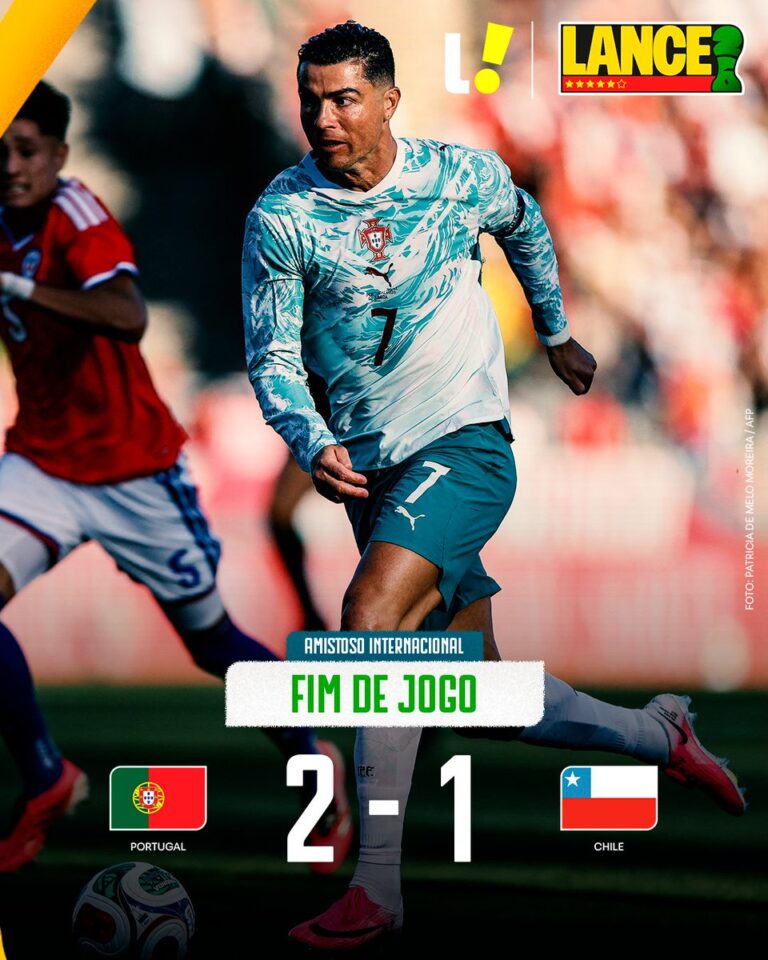 Portugal vence Chile em amistoso