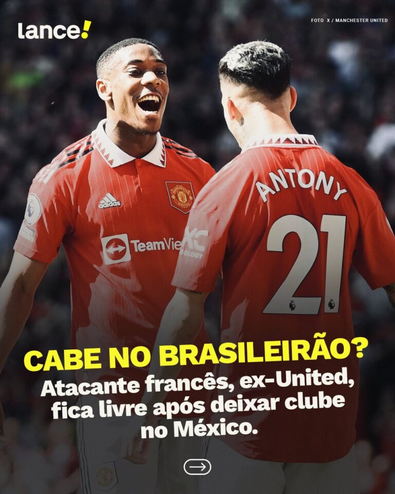 Anthony Martial livre no mercado internacional