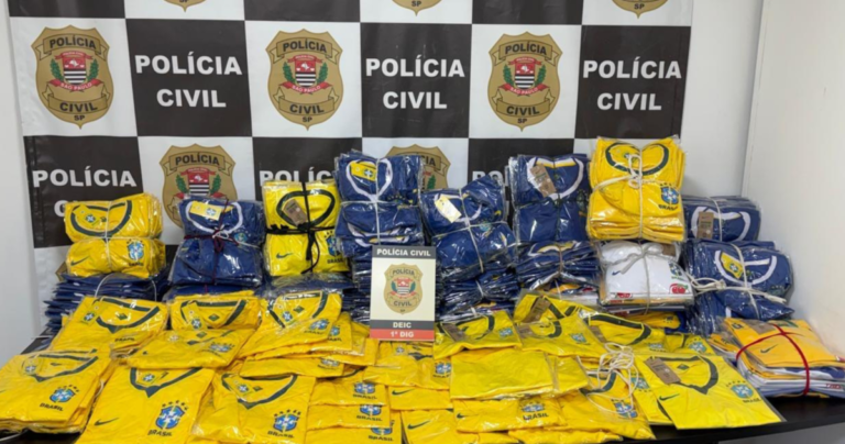 Policiais apreendem mais de 50 mil itens da Copa