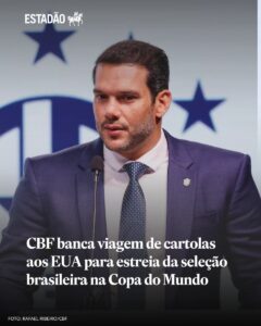 CBF financia viagem de dirigentes a Nova Jersey