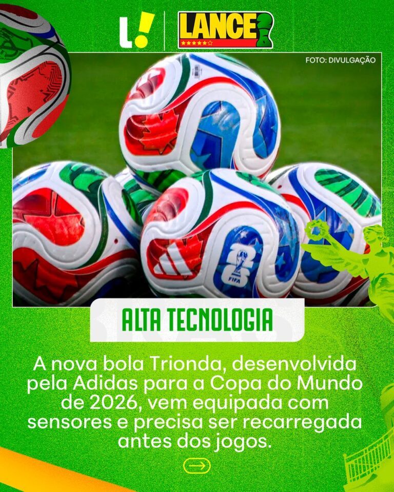 Adidas lança bola Trionda para Copa 2026