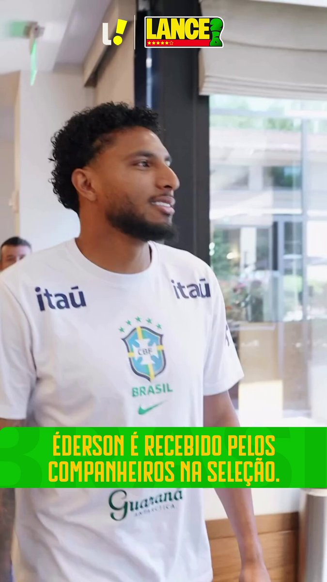 Éderson se apresenta à Seleção Brasileira nos EUA