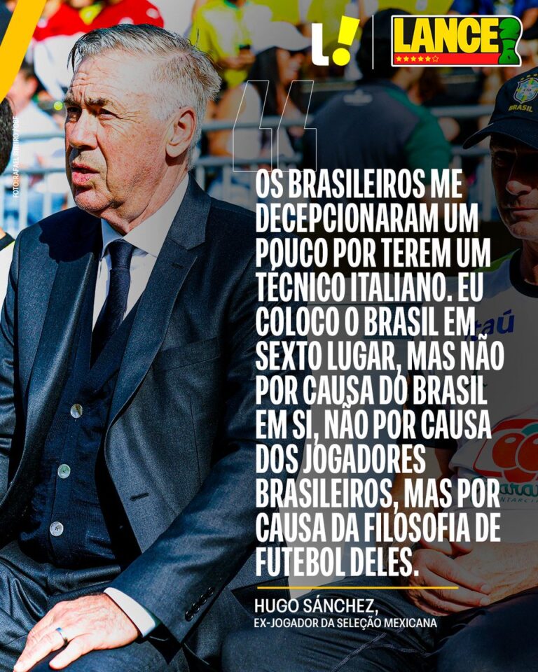 Hugo Sánchez prevê Brasil em sexto lugar