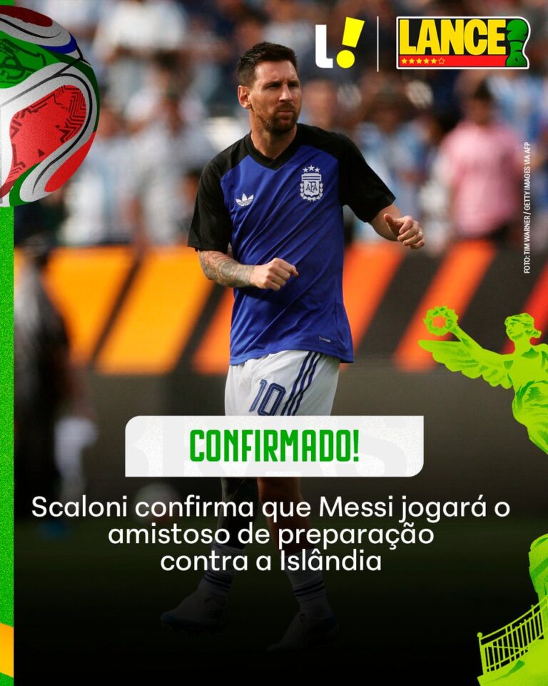 Messi confirma presença no amistoso contra Islândia