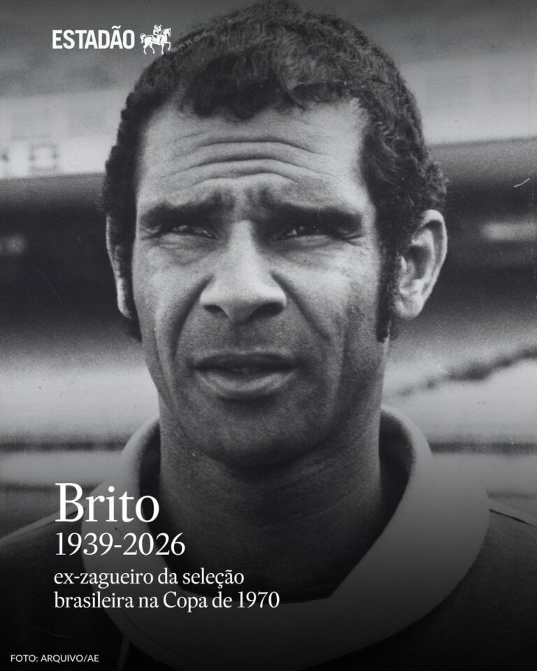 Morre Brito, zagueiro da seleção brasileira de 1970