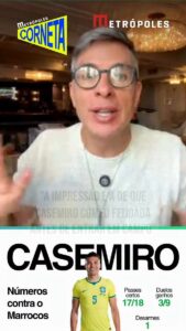 Casemiro tem atuação questionada na estreia do Brasil
