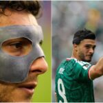 Jogadores usam proteções especiais na Copa do Mundo