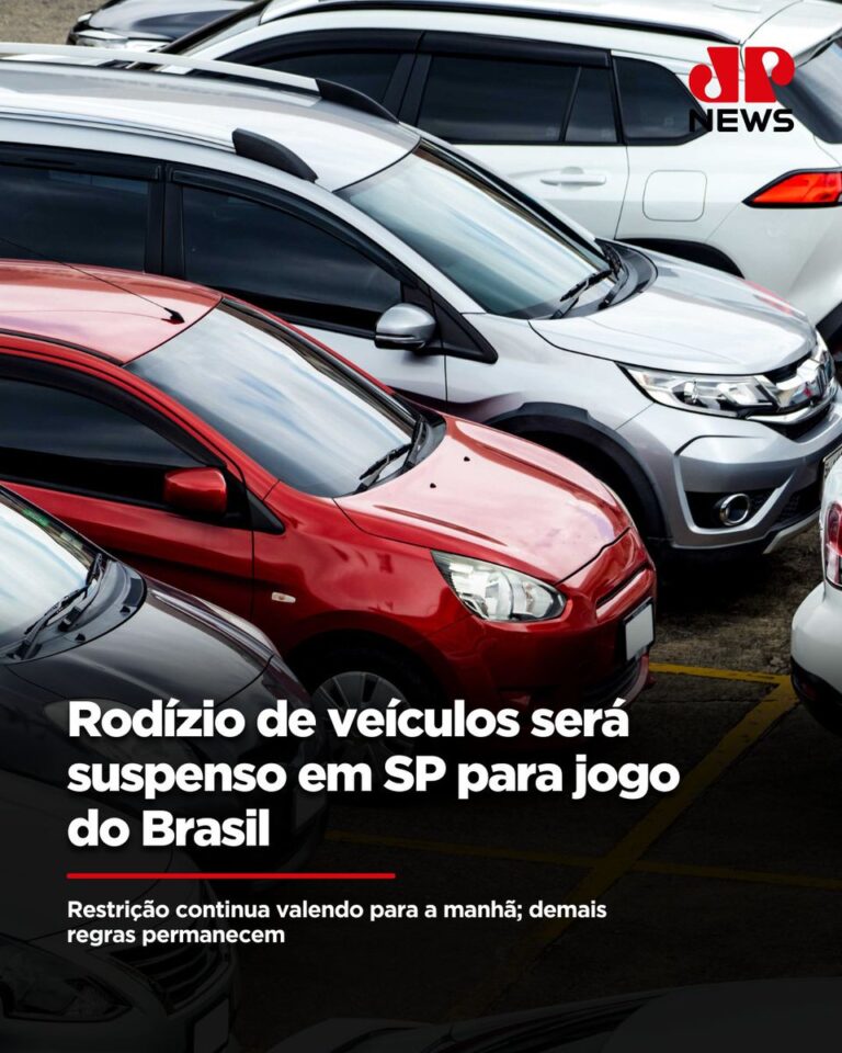 Rodízio de veículos é suspenso em São Paulo
