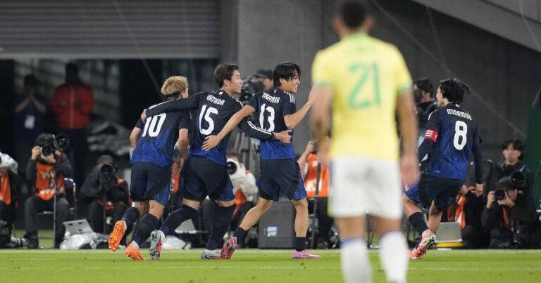 Brasil perde para o Japão em jogo da Copa