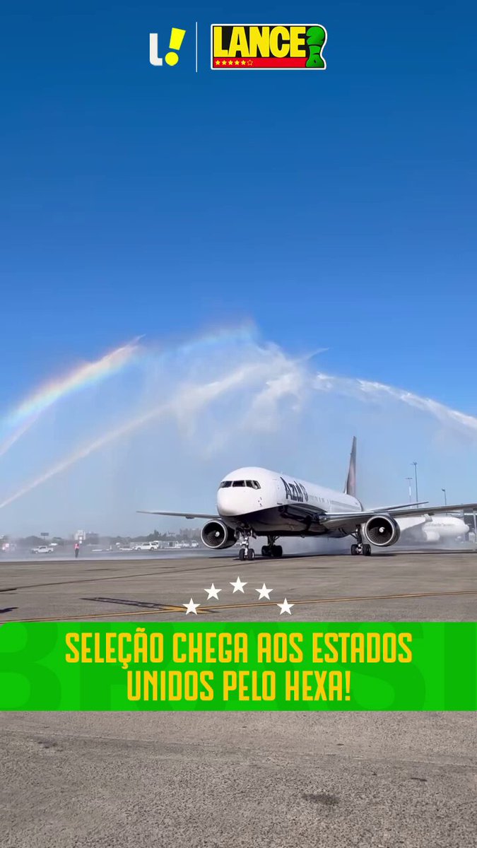 Seleção chega aos EUA com foco no Hexa